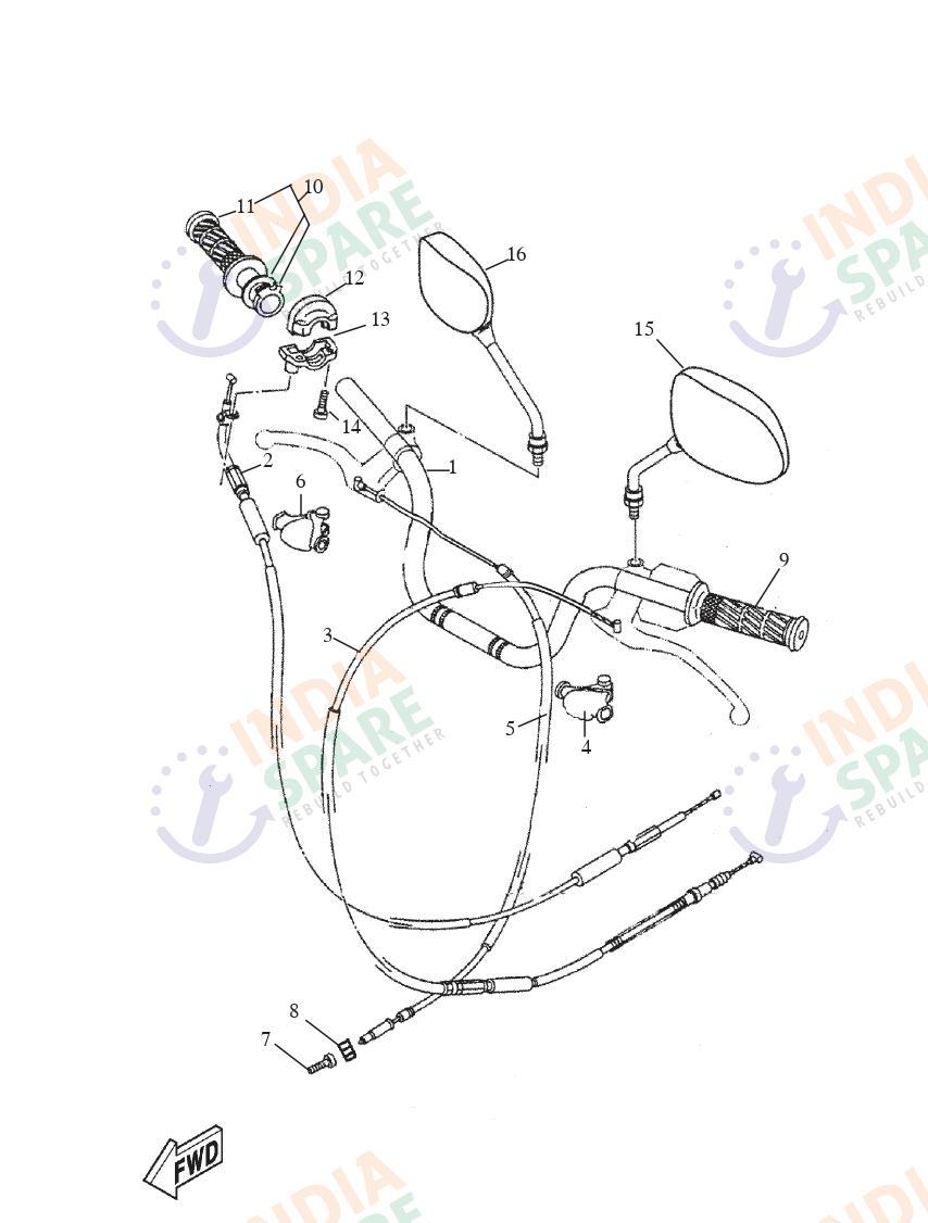 STEERING HANDLE CABLE